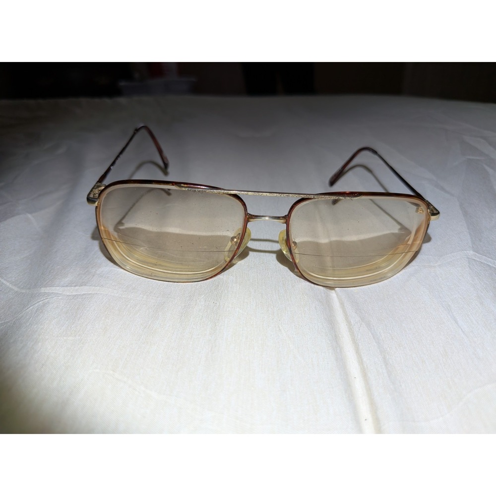 Vintage Tura 282 Tortoise Gold Pilot Metal Sunglasses Japan FRAMES ONLY
